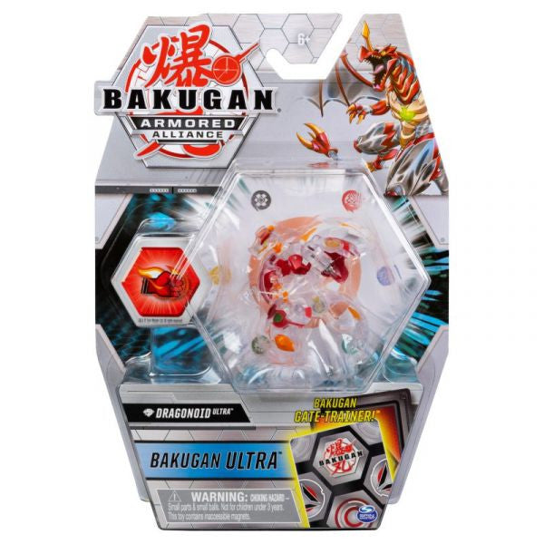 Bakugan s2 bila ultra dragonoid red cu card baku-gear