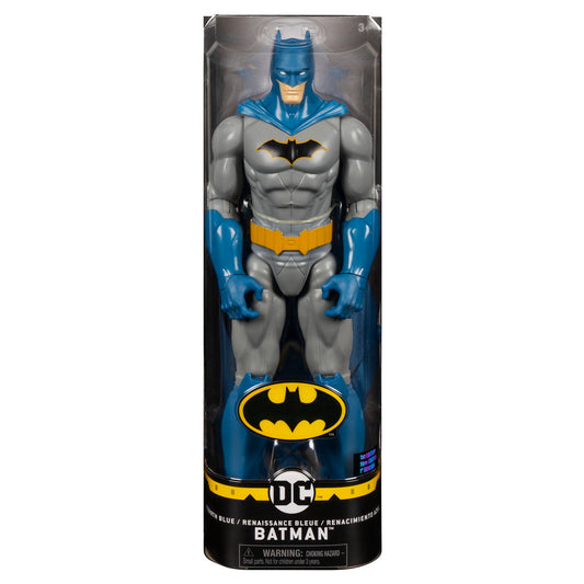 Figurina batman 30cm cu capa albastra