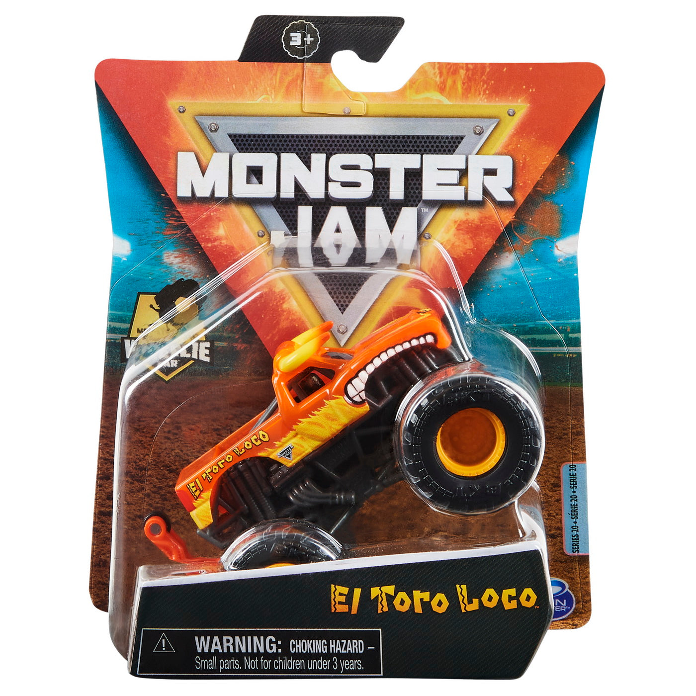 Monster jam masinuta metalica el toro loco scara 1 la 64