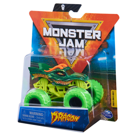 Monster jam masinuta metalica dragon scara 1 la 64