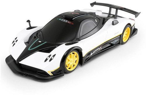 Masina cu telecomanda pagani zonda r alb cu scara 1 la 24