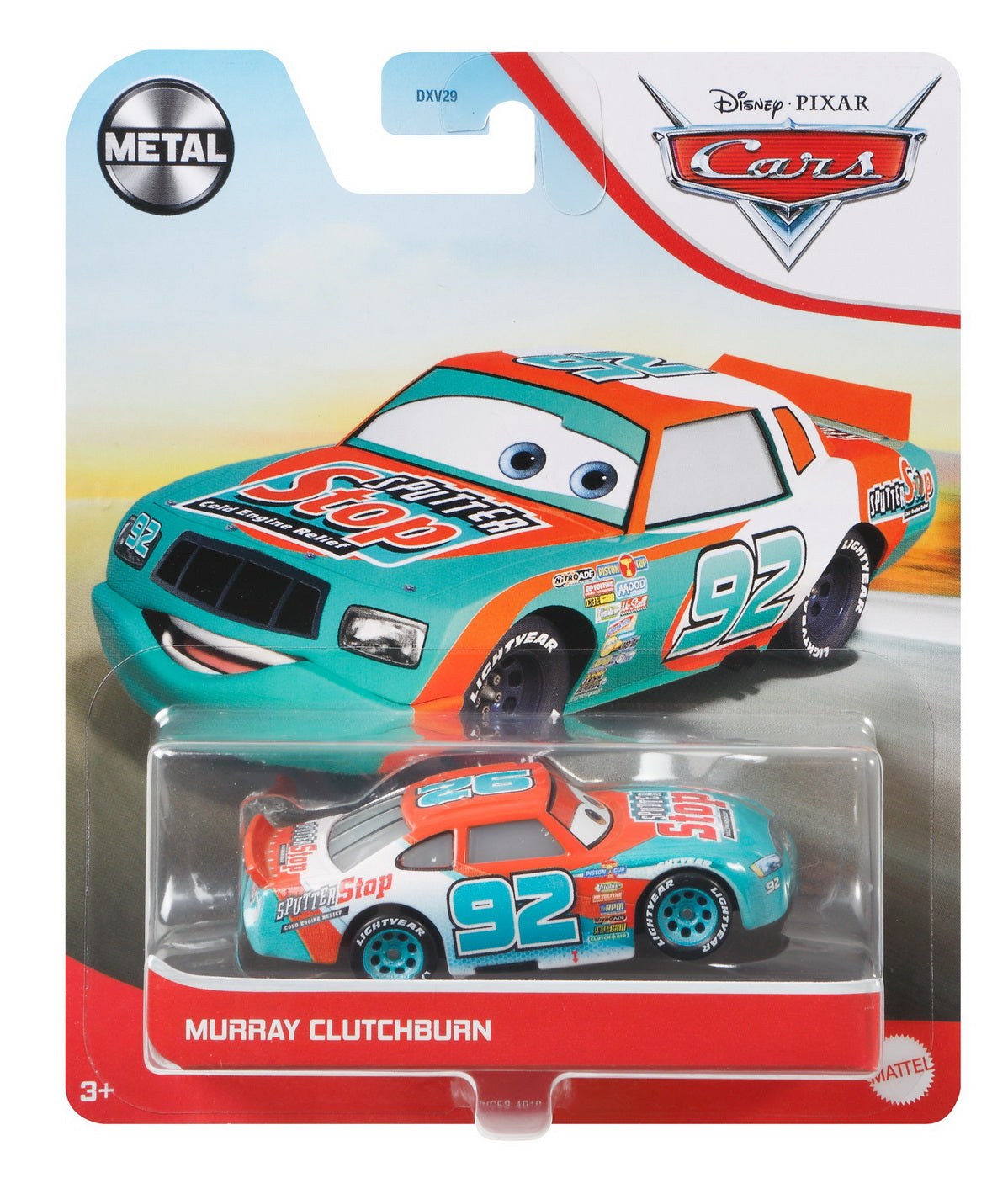 Masinuta metalica cars3 personajul murray clutchburn