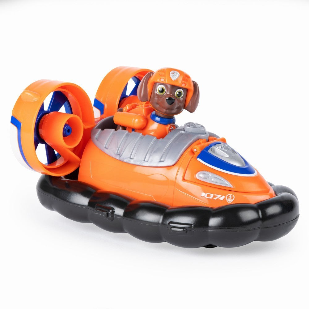 Figurina cu autovehicul paw patrol hover ul lui zuma