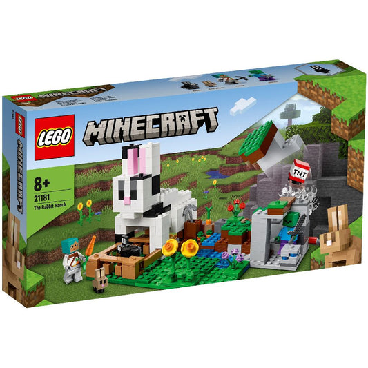 Lego minecraft ferma de iepuri 21181