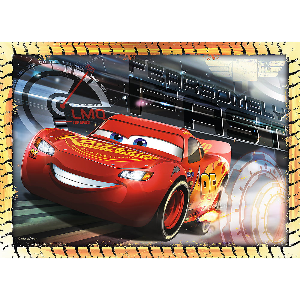 Puzzle 4in1 cars - pe locuri, fiti fata, start