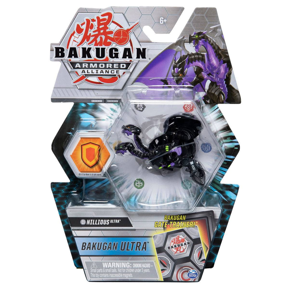 Bakugan s2 bila ultra nillious cu card baku-gear