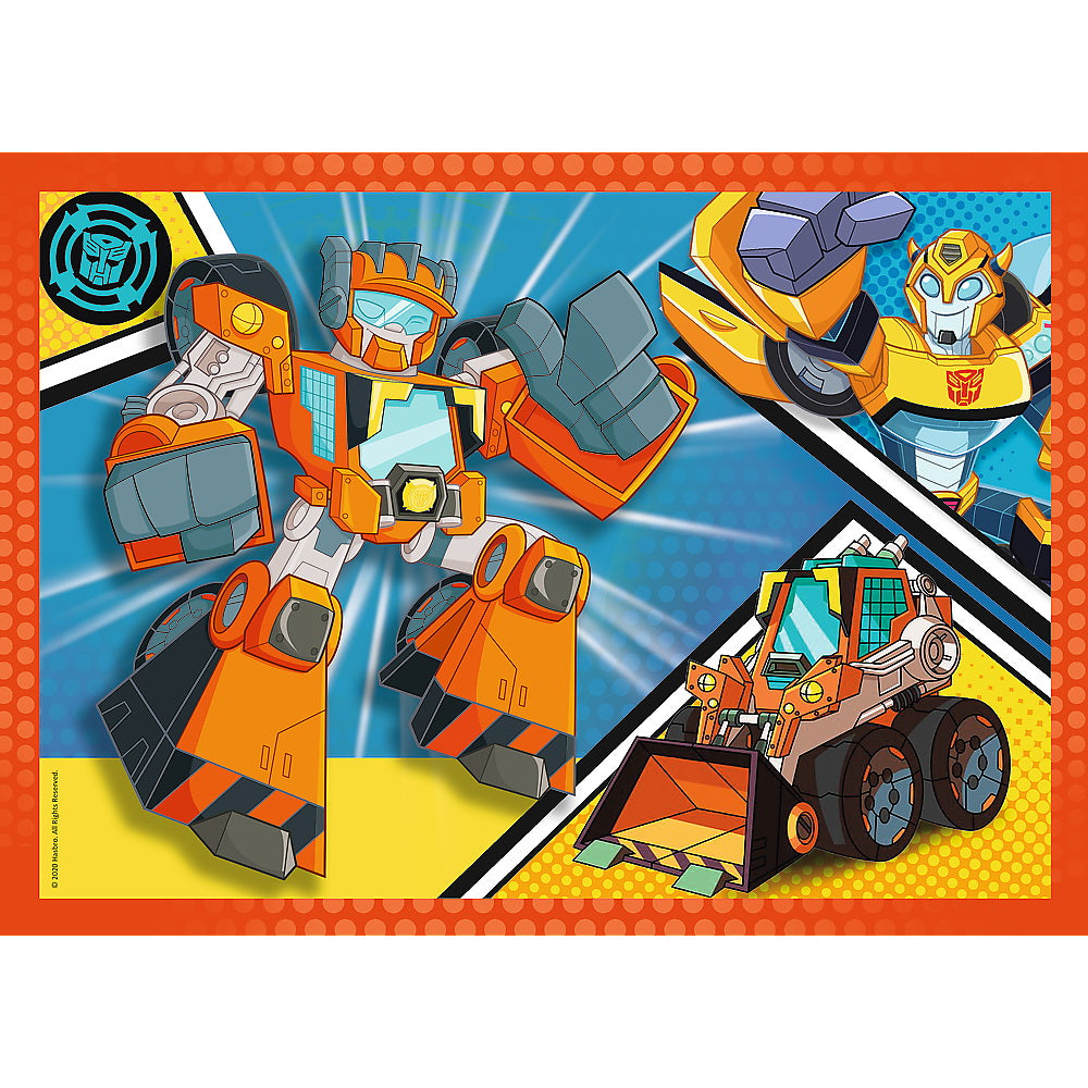 Puzzle trefl 4in1 academia robotilor transformers