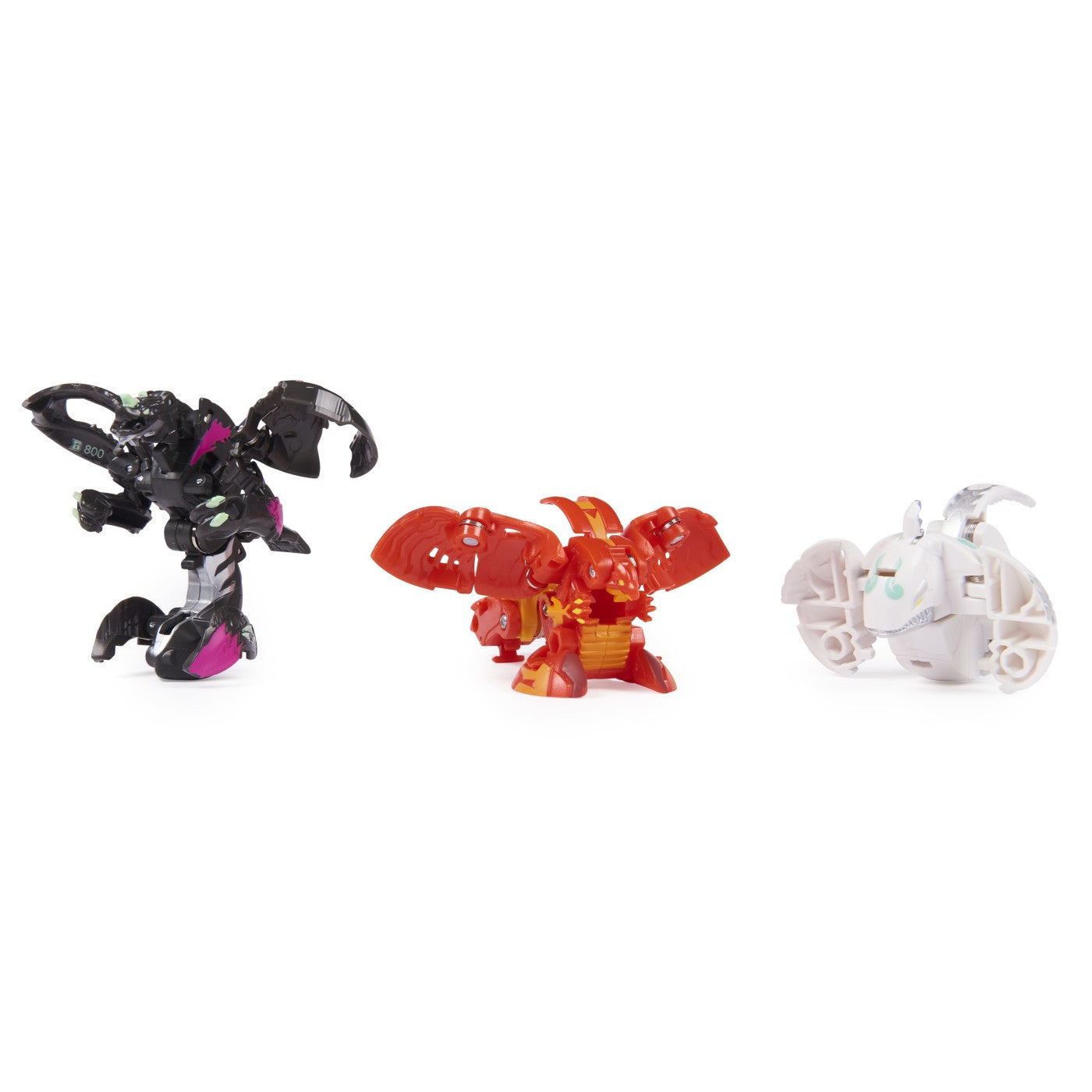 Bakugan pachet starter 3 bakugani s4 sairus ultra, warrior whale si dragonoid evo