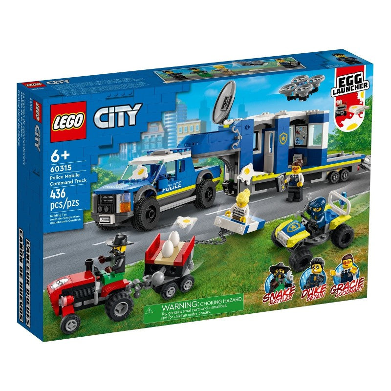 Lego city masina centru de comanda mobil al politiei 60315