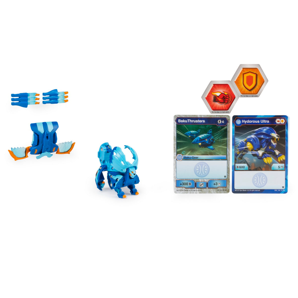 Bakugan s2 bila ultra hydorous cu echipament baku-gear wings of aquos