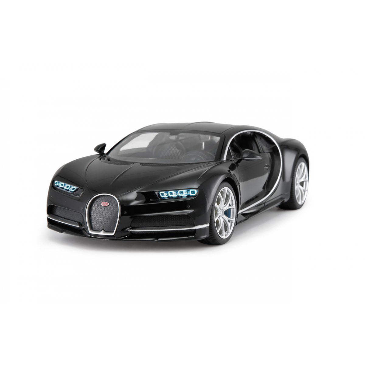 Masina cu telecomanda bugatti chiron negru scara 1 la 14