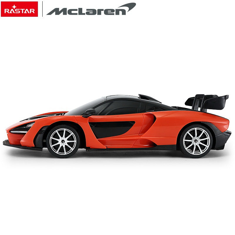 Masina cu telecomanda mclaren senna portocaliu cu scara 1 la 18