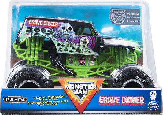 Monster jam macheta metalica scara 1 la 24 grave digger