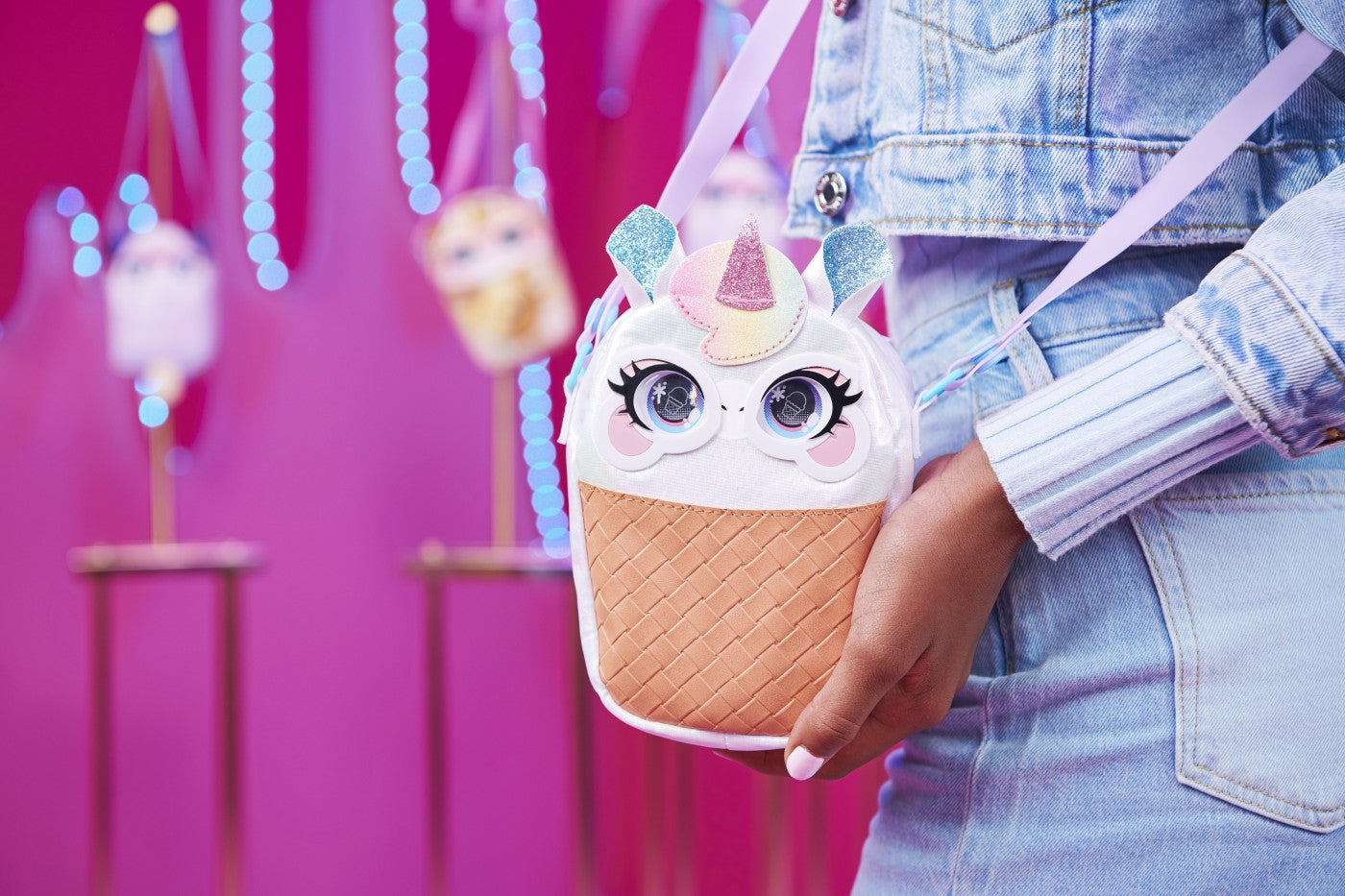 Purse pets unicorn in forma de inghetata