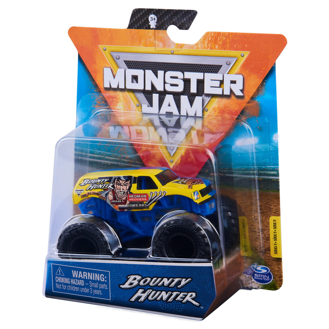 Monster jam masinuta metalica bounty hunter scara 1 la 64