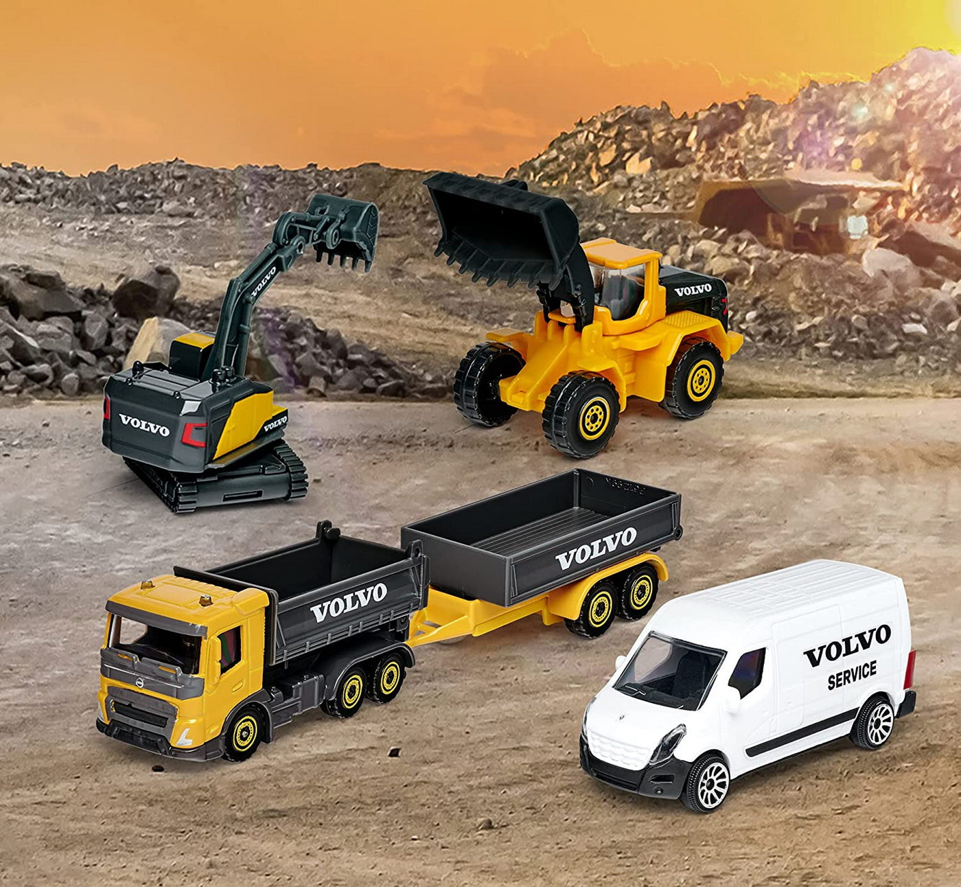 Majorette pista creatix construction 5 masinute volvo