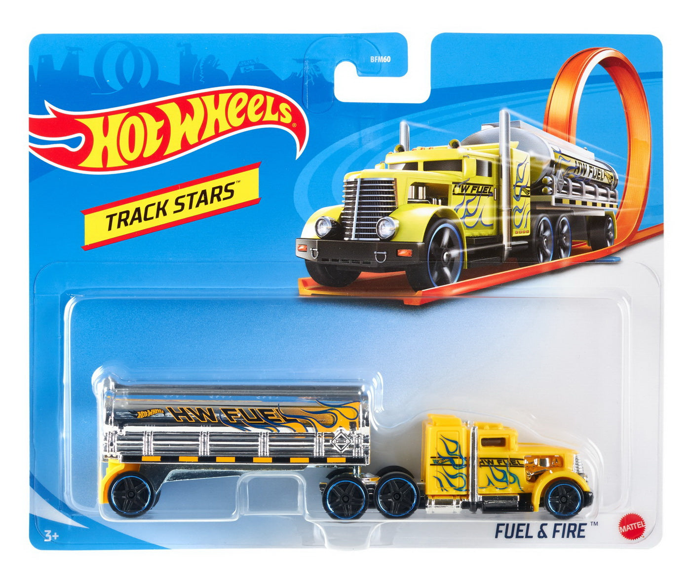 Hot wheels camion fuel and fire