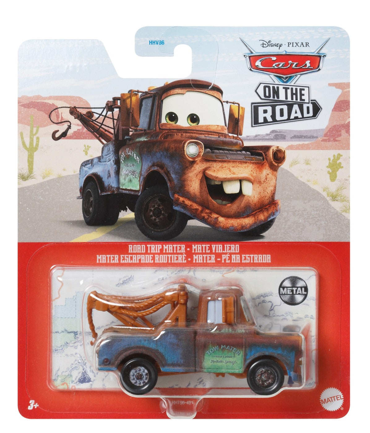 Masinuta metalica cars3 personajul road trip mater