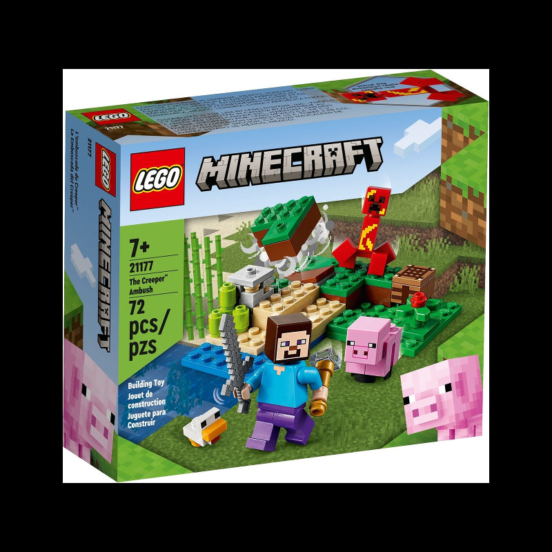 Lego minecraft ambuscada creeper 21177