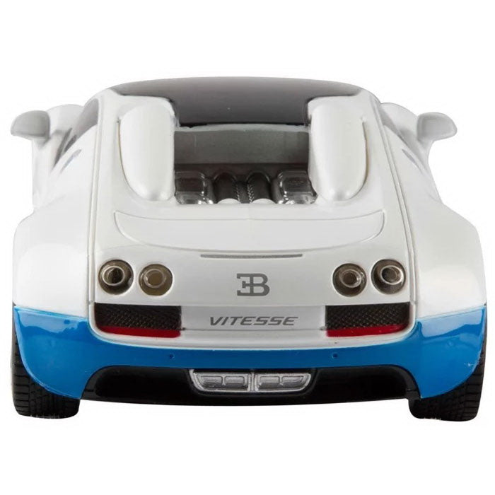 Masina cu telecomanda bugatti grand sport vitesse alb cu scara 1 la 18