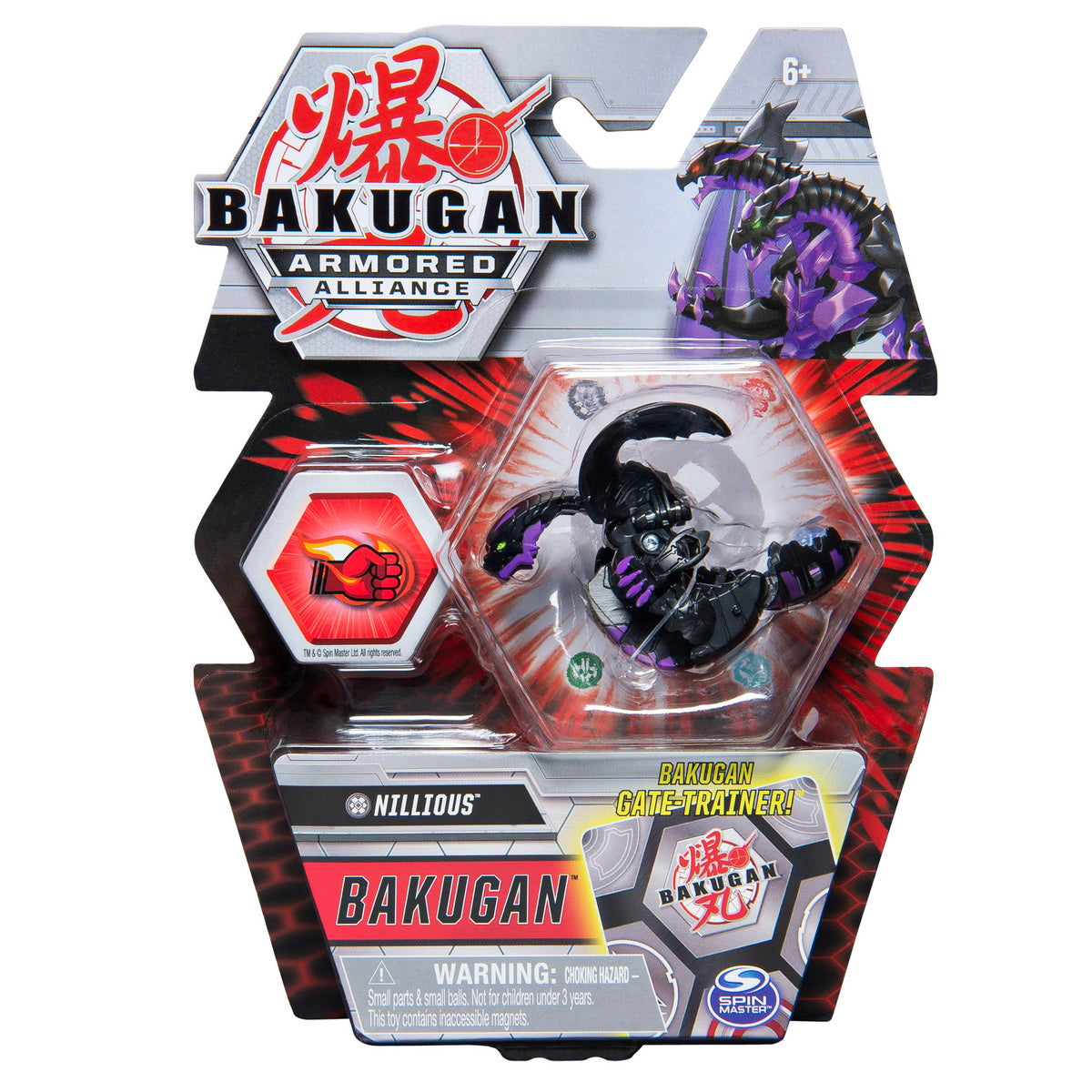 Bakugan s2 bila basic nillious cu card baku-gear