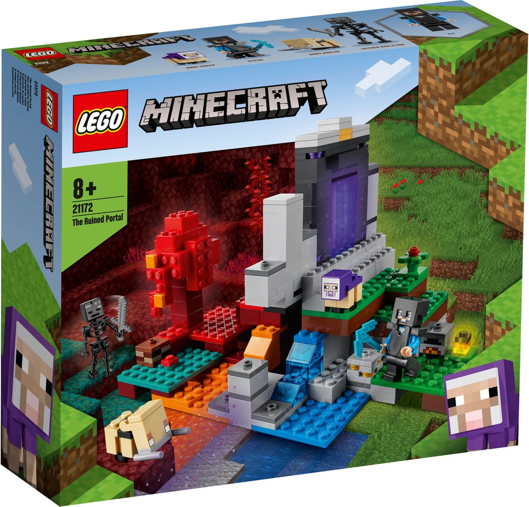 Lego minecraft portalul ruinat 21172