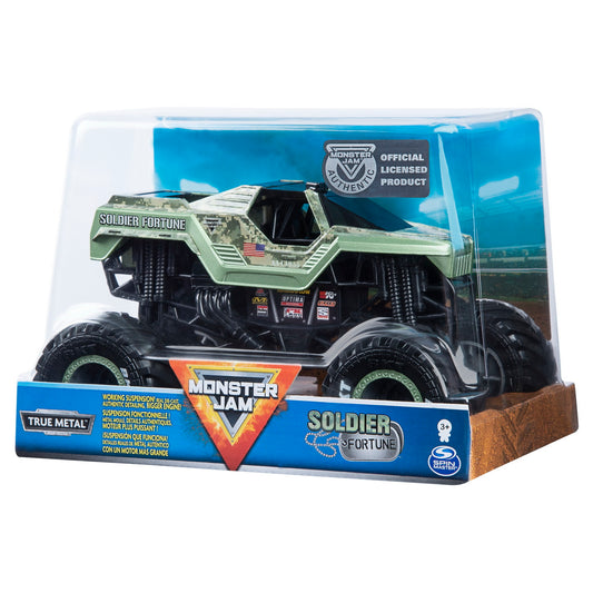 Monster jam macheta metalica scara 1 la 24  soldier fortune