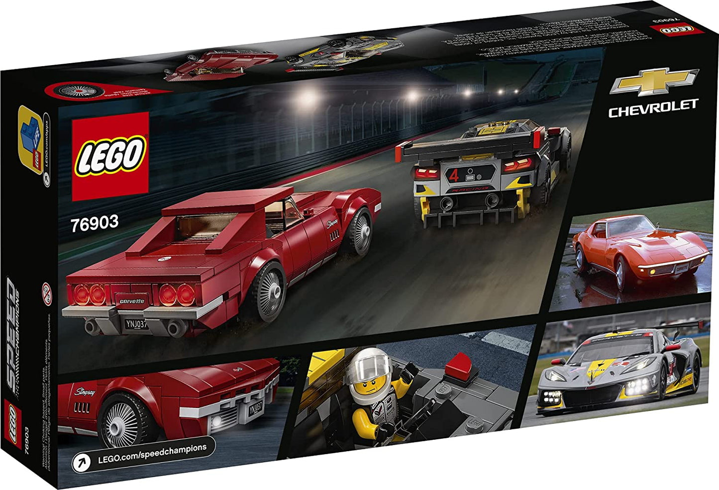 Lego speed champions masina de curse chevrolet corvette 76903