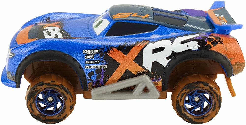 Cars xrs mud personaje principale barry depedal