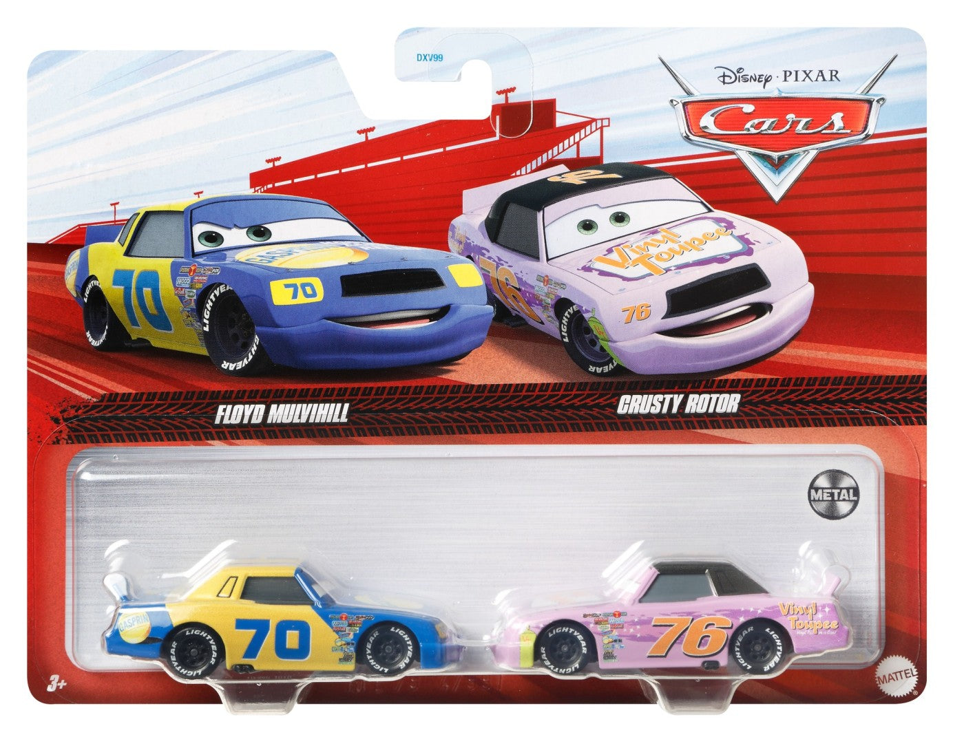 Cars3 set 2 masinute metalice floyd mulvihill si crusty rotor