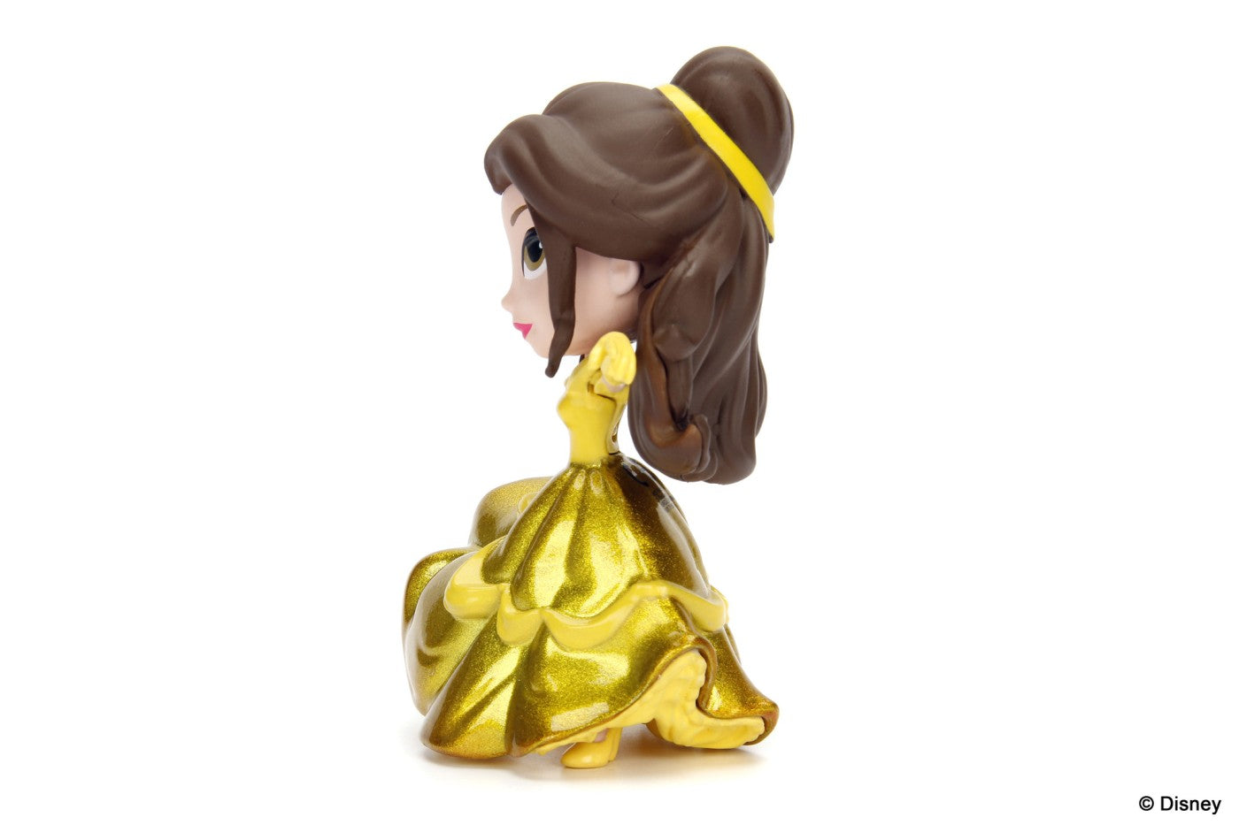 Jada figurina disney princess belle cu rochita aurie 10cm