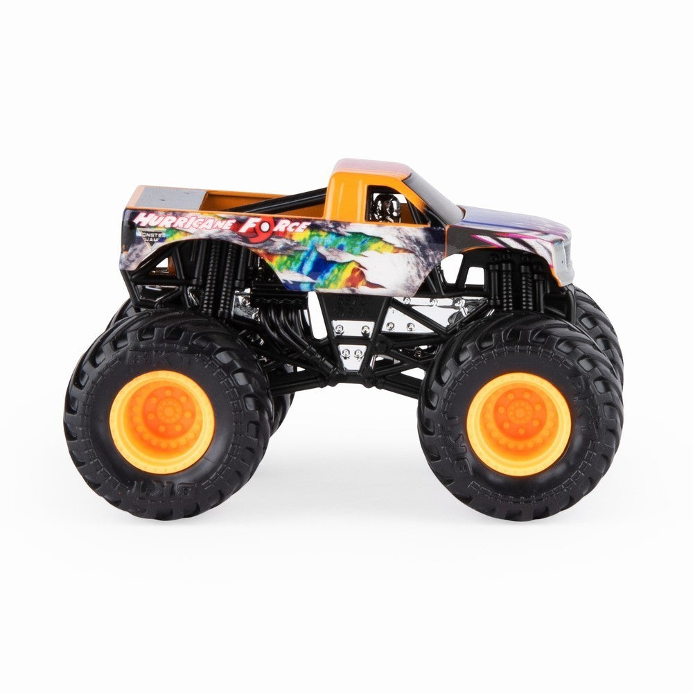 Monster jam metalica hurricane force scara 1 la 64