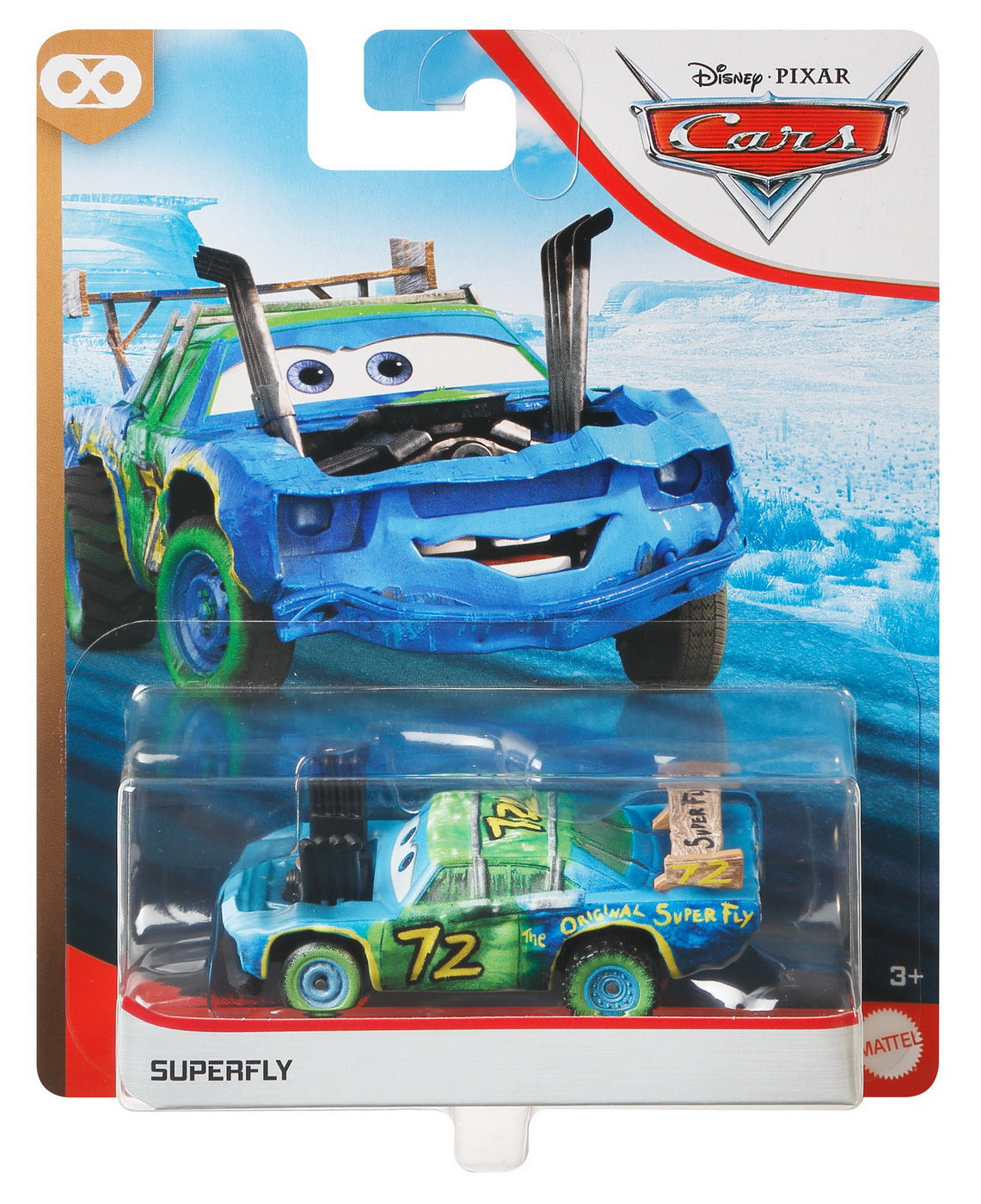 Masinuta metalica cars3 personajul superfly