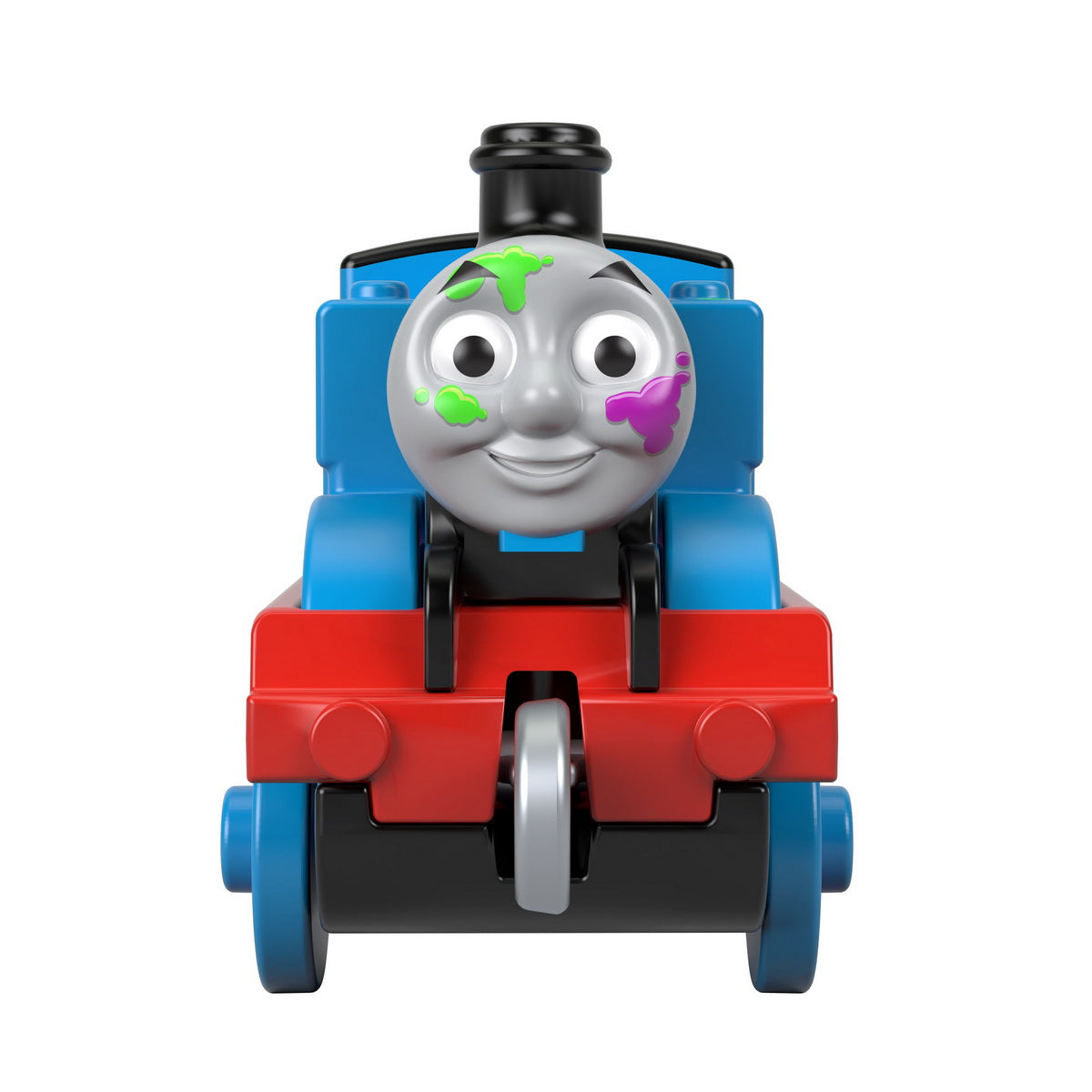 Thomas locomotiva push along cu pete colorate