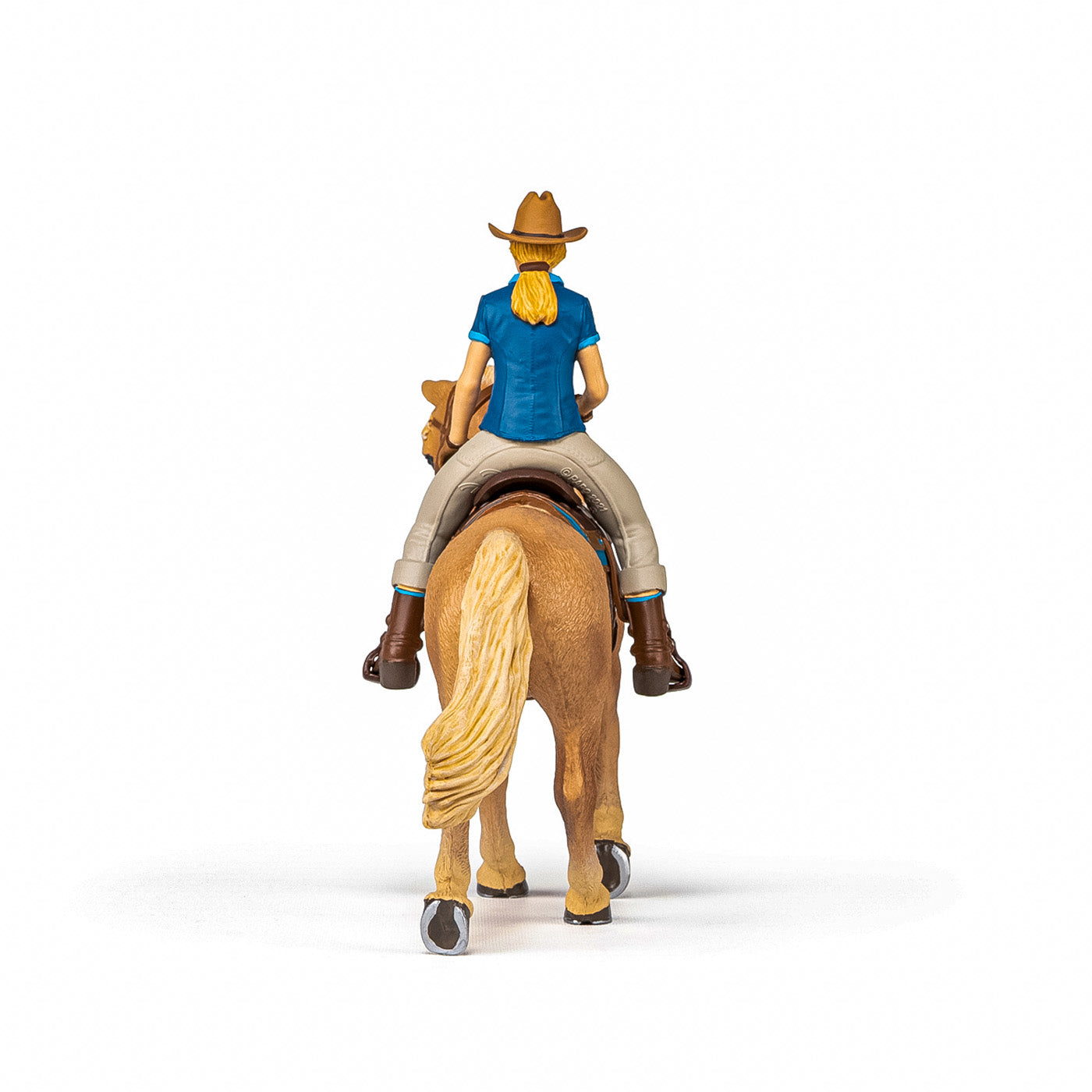 Papo figurina set cowgirl (vacarita) pe cal usa