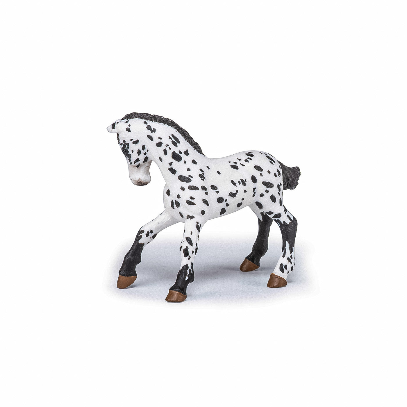 Papo figurina manz appaloosa negru