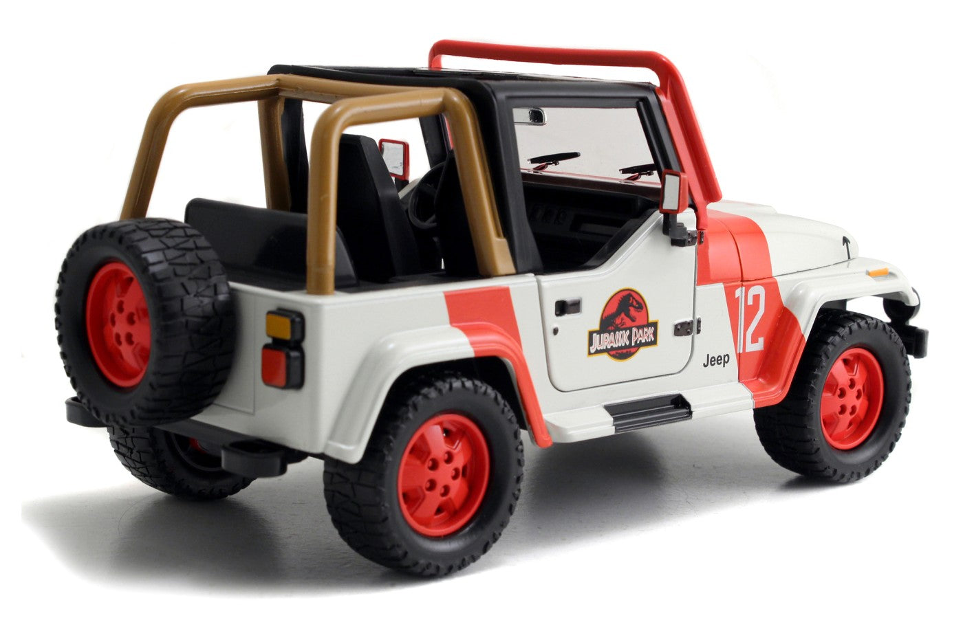 Masinuta metalica jurassic world 1992 jeep wrangler 1:24