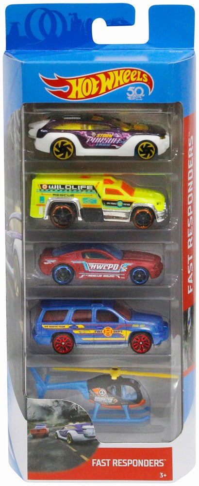 Set 5 masinute hot wheels fast responders