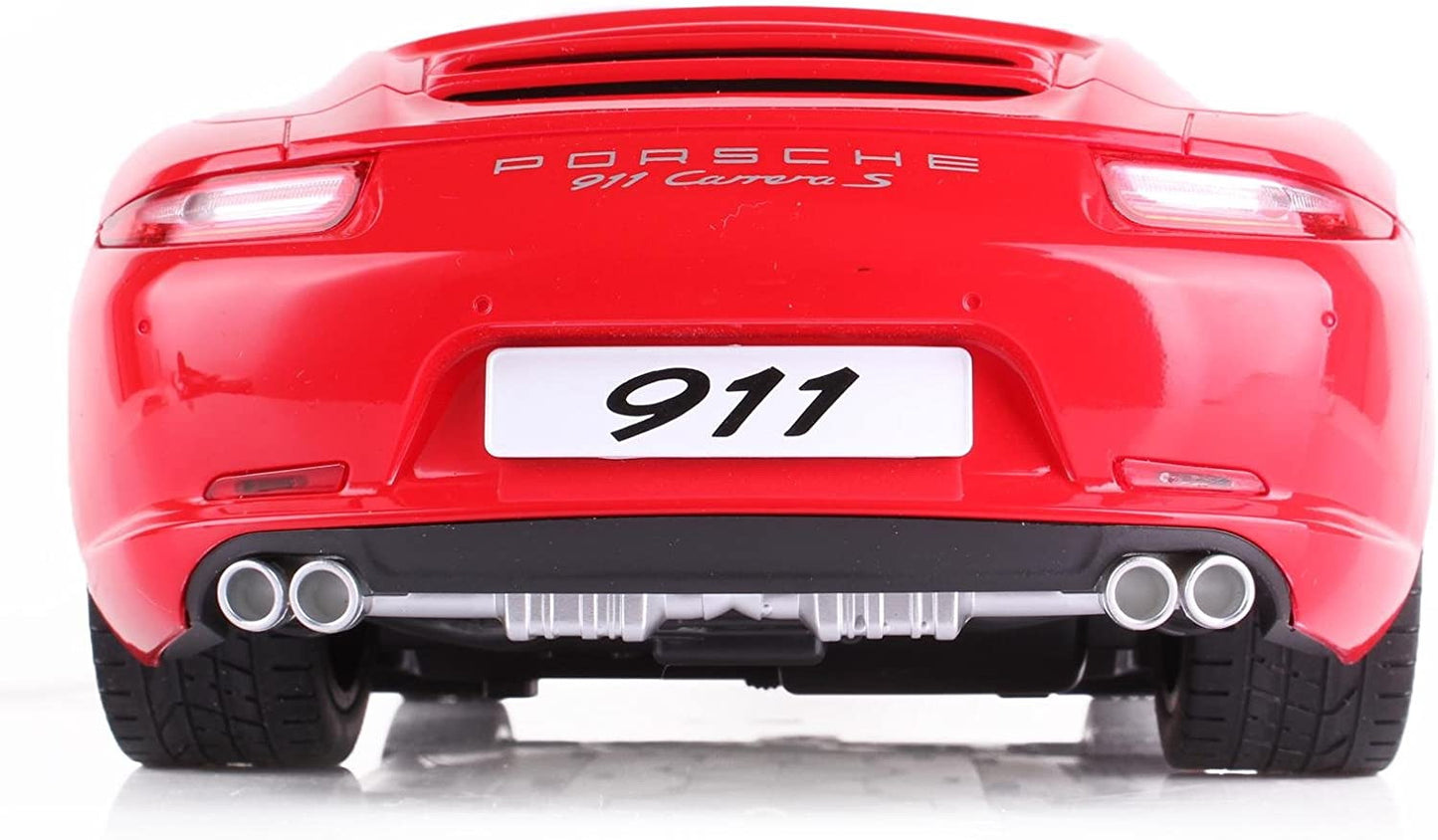 Masina cu telecomanda porsche carrera s rosu cu scara 1 la 12