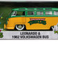 Masina metalica vw 1962 testoasele ninja leonardo scara 1 la 24