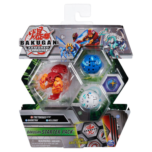 Bakugan s2 pachet de start barbetra, nillious si tretorous ultra