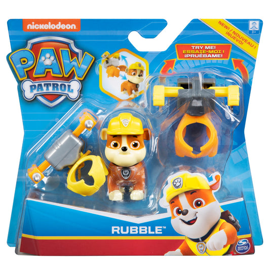 Patrula catelusilor figurina de actiune rubble cu 2 uniforme