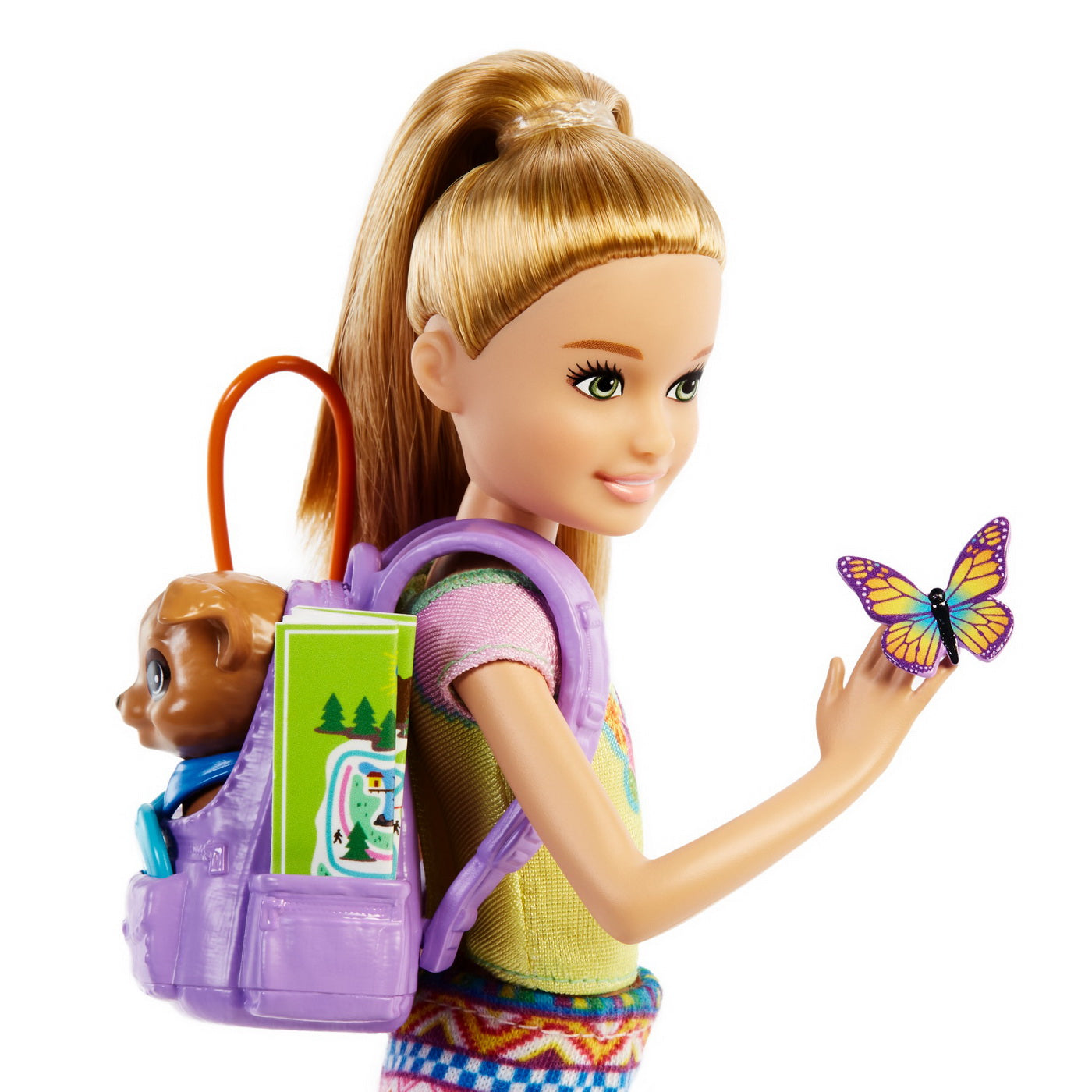 Barbie papusa stacie si set camping