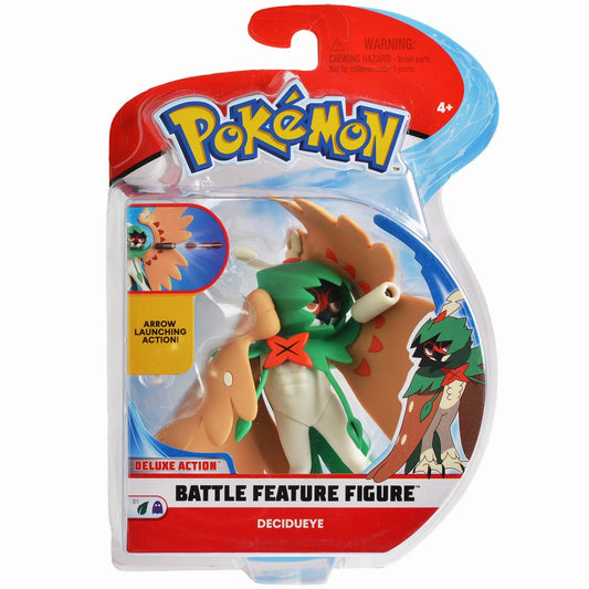 Pokemon figurina decidueye lanseaza arcul