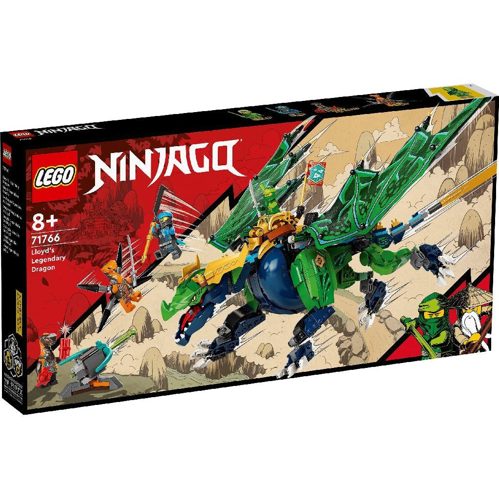 Lego ninjago dragonul legendar al lui lloyd 71766