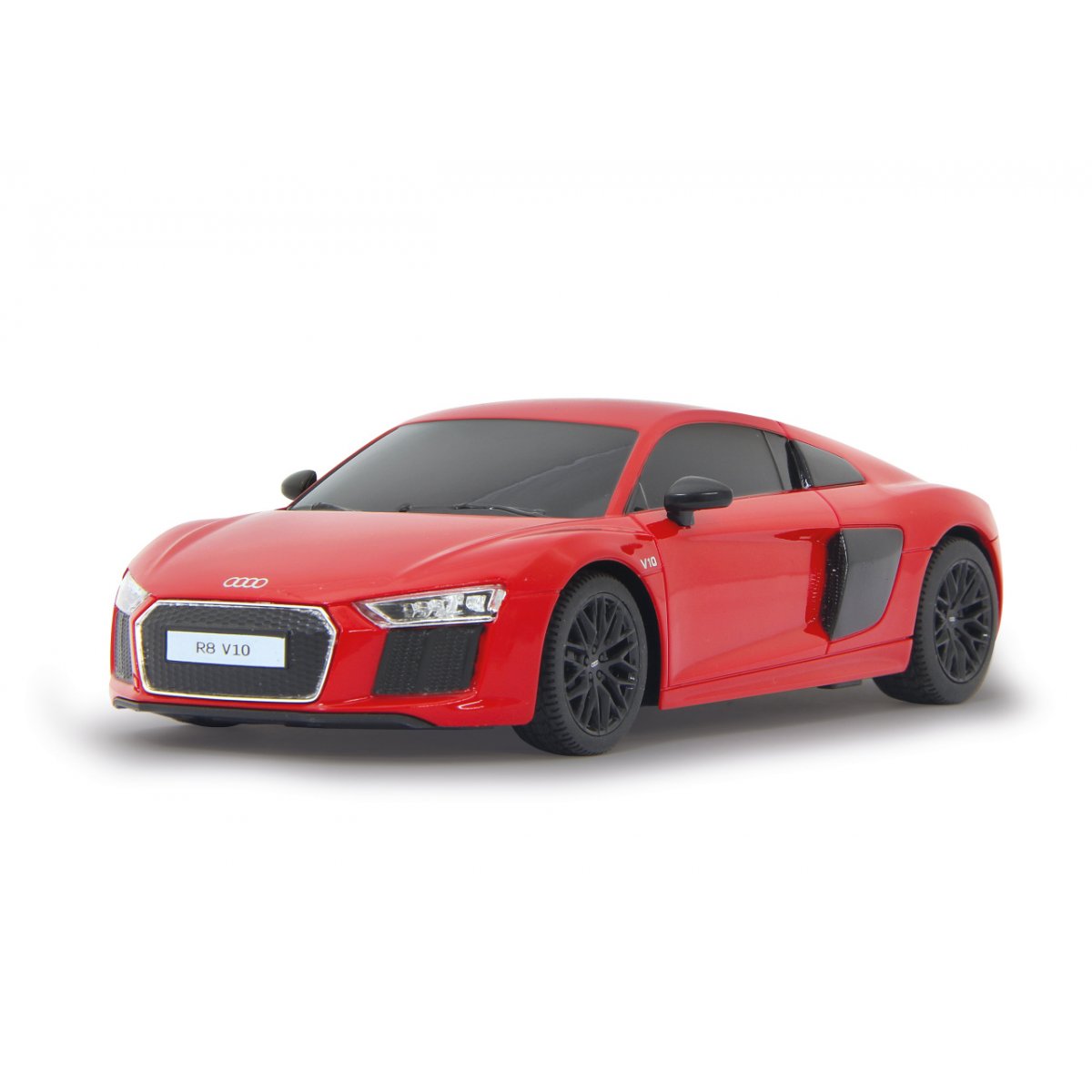 Masina cu telecomanda audi r8 rosu cu scara 1 la 24