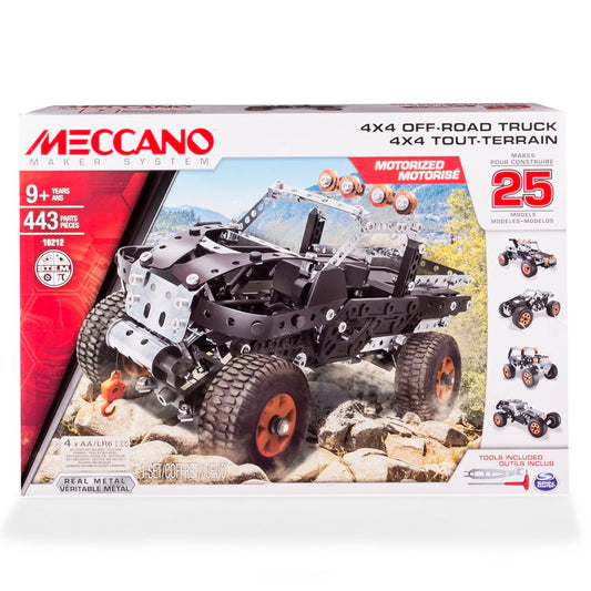 Meccano 4x4 cu 25 de modele