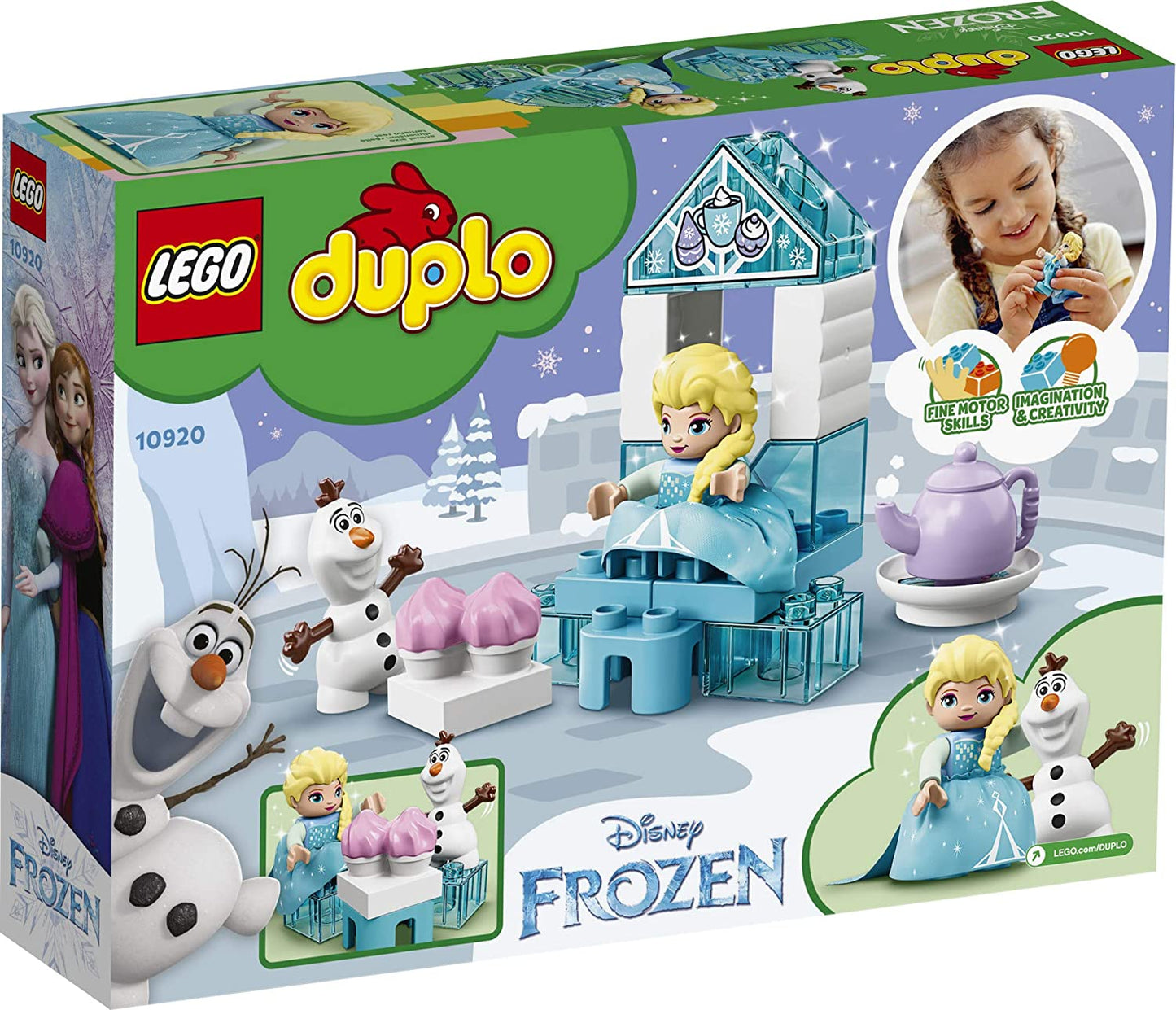 Lego duplo elsa si olaf la petrecere