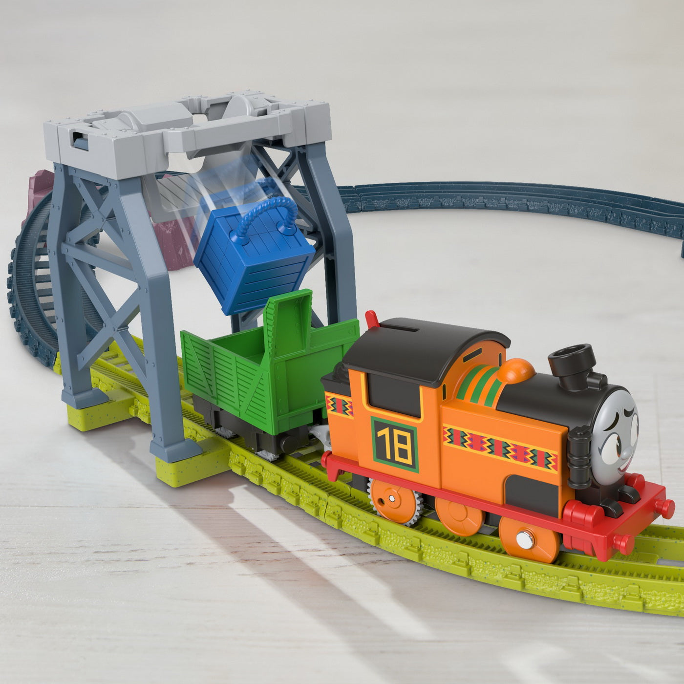 Thomas set de joaca cu locomotiva nia motorizata si accesorii