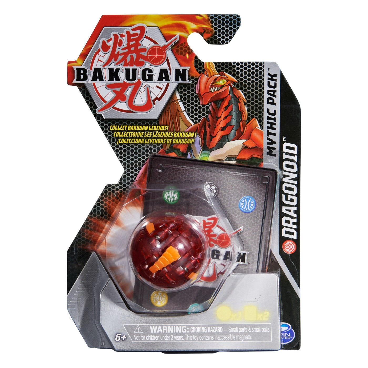 Bakugan pachet legendar dragonoid rosu